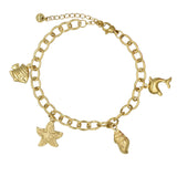 Βραχιόλι με διαφορά καλοκαιρινά charms